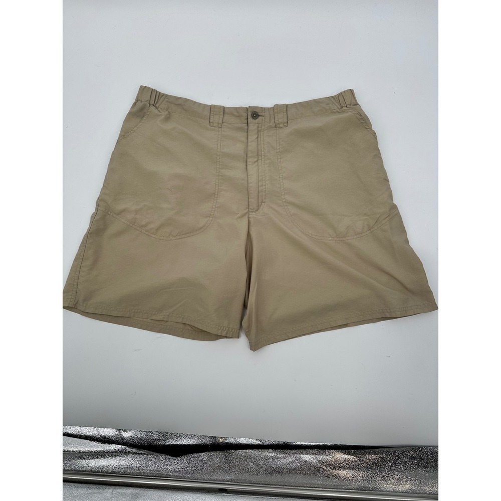 Patagonia Mens XL‎ Beige Hiking Shorts Outdoor Casual Lightweight